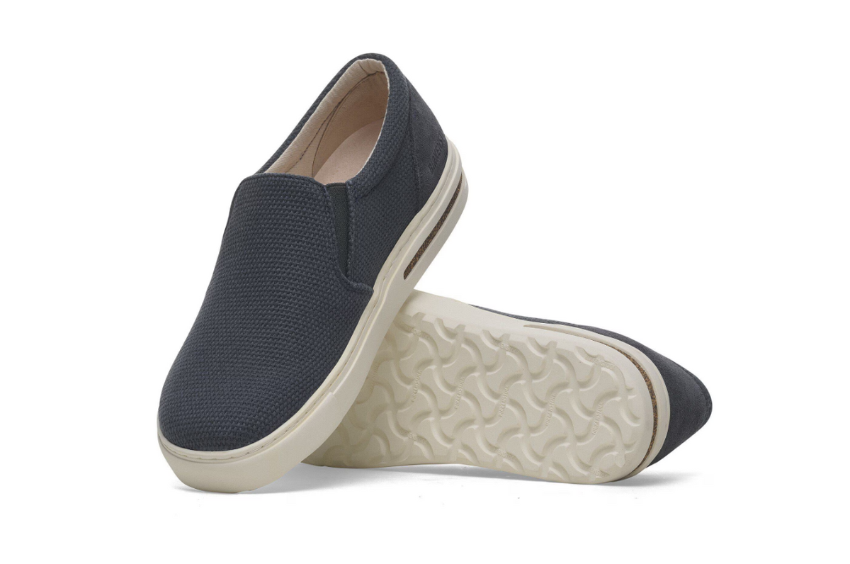 Birkenstock Oswego Canvas Suede Slip-On Midnight Regular
