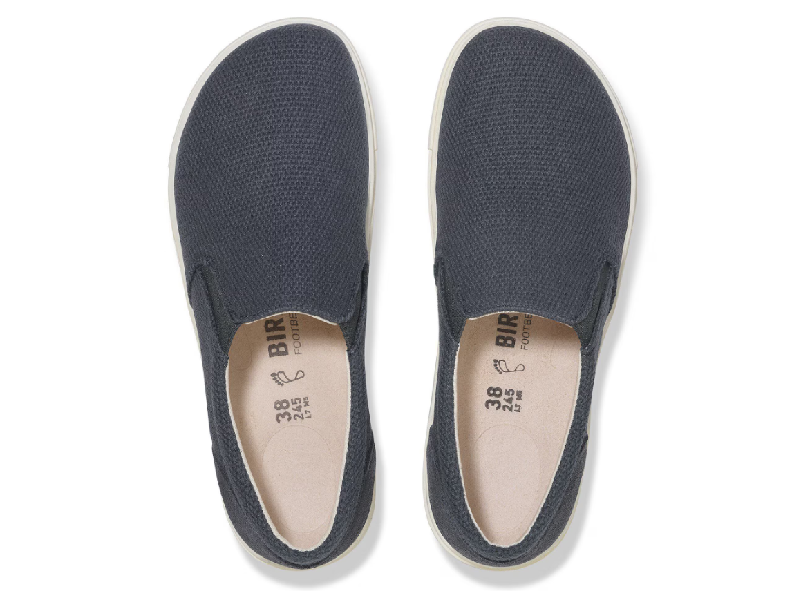 Birkenstock Oswego Canvas Suede Slip-On Midnight Regular