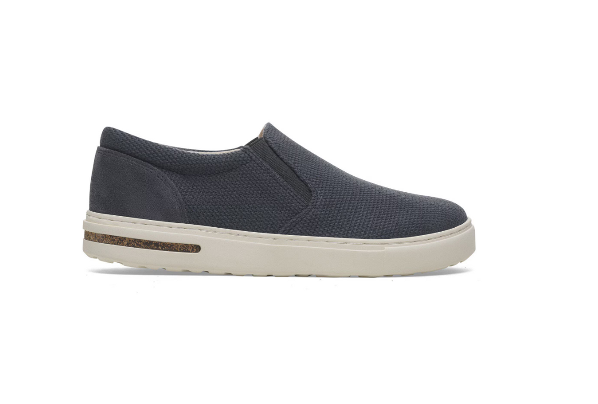 Birkenstock Oswego Canvas Suede Slip-On Midnight Regular