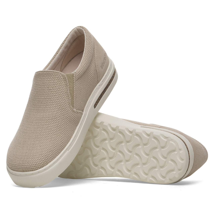 Birkenstock Oswego Canvas-Suede Sandcastle Narrow