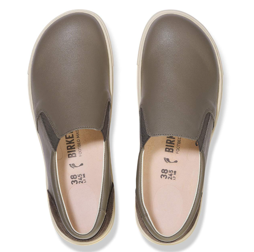 Birkenstock Oswego Mixed Leather Concrete Gray Regular