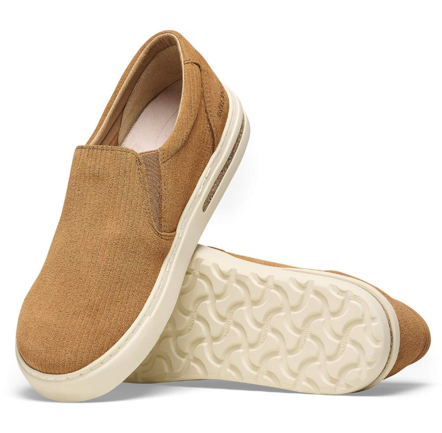 Birkenstock Oswego Suede Leather Cork Brown Regular