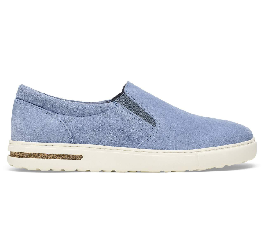 Birkenstock Oswego Suede Leather Elemental Blue Narrow