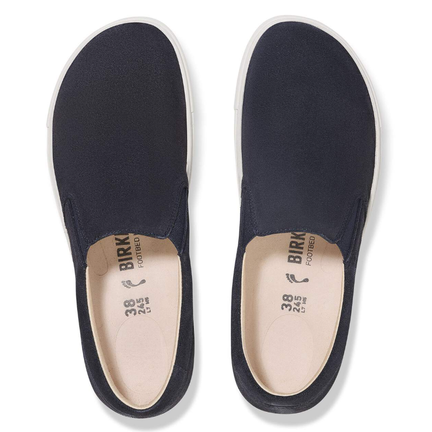 Birkenstock Oswego Suede Leather Midnight Blue Narrow