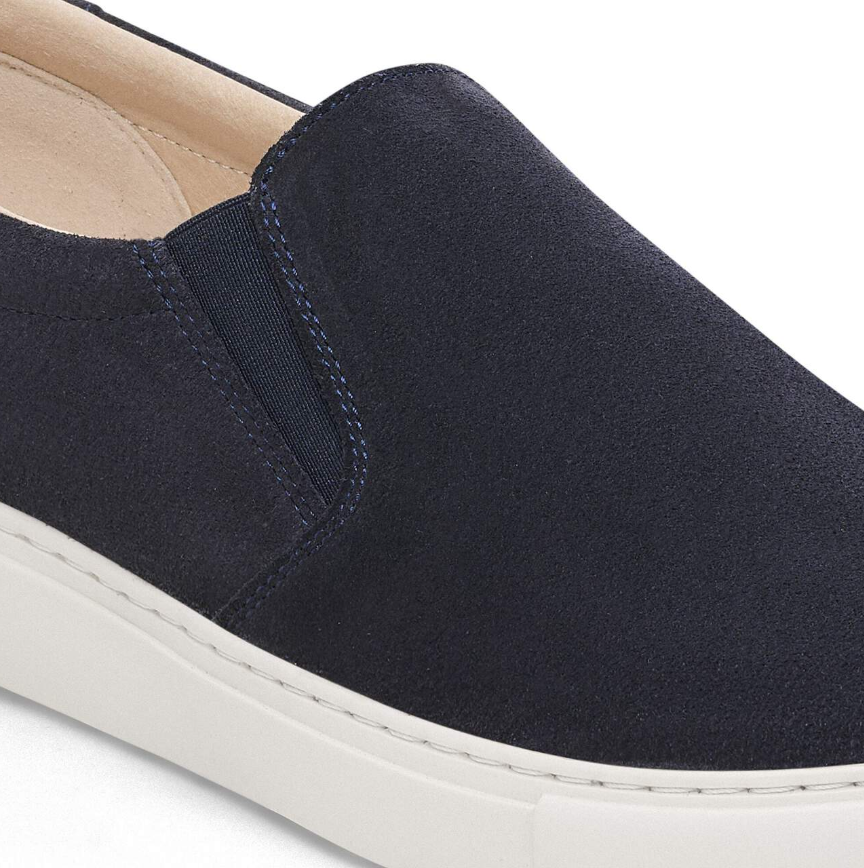 Birkenstock Oswego Suede Leather Midnight Blue Narrow