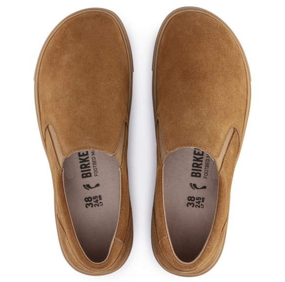 Birkenstock Oswego VL Suede Leather Mink Narrow