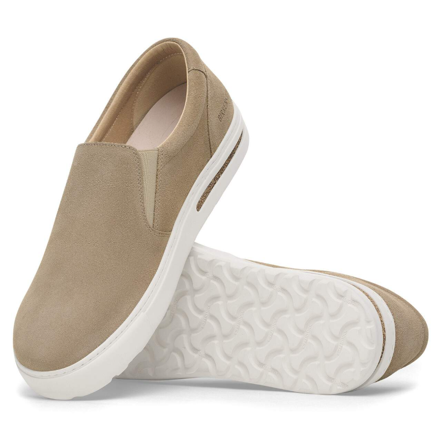 Birkenstock Oswego Suede Leather Taupe Regular