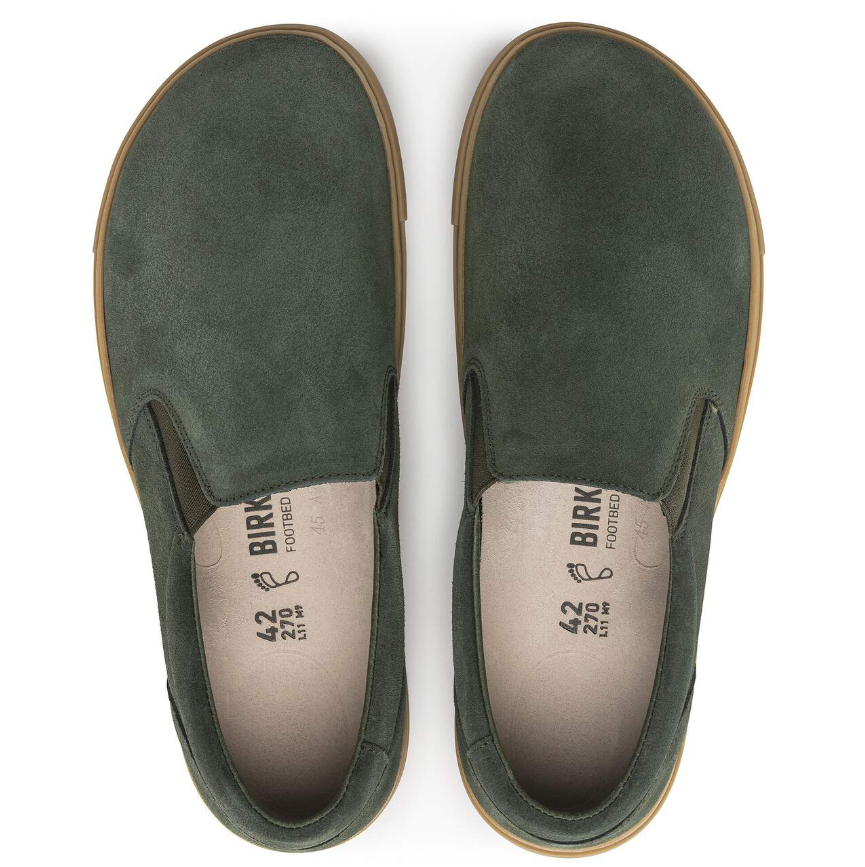 Birkenstock Oswego Suede Leather Thyme Regular