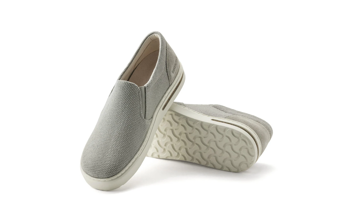 Birkenstock Oswego Canvas Suede Whale Gray Regular
