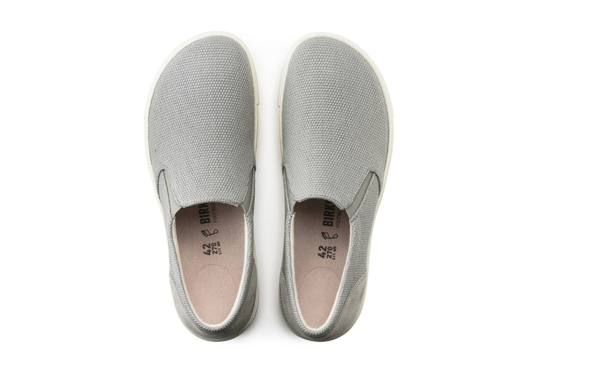 Birkenstock Oswego Canvas Suede Whale Gray Regular