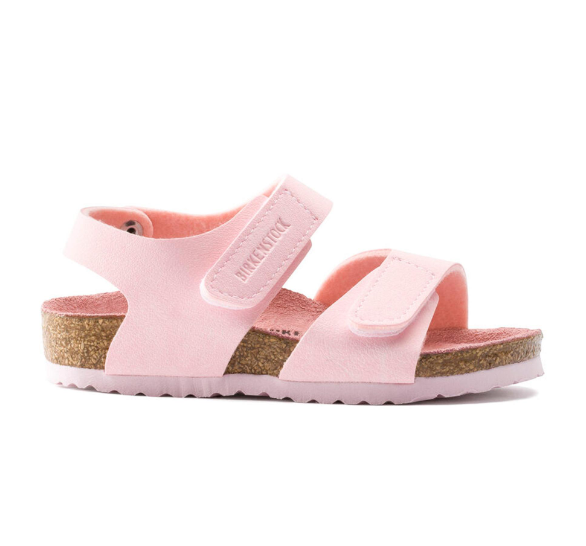 Birkenstock Palu Kids Logo Sandals Birko-Flor Rose Regular