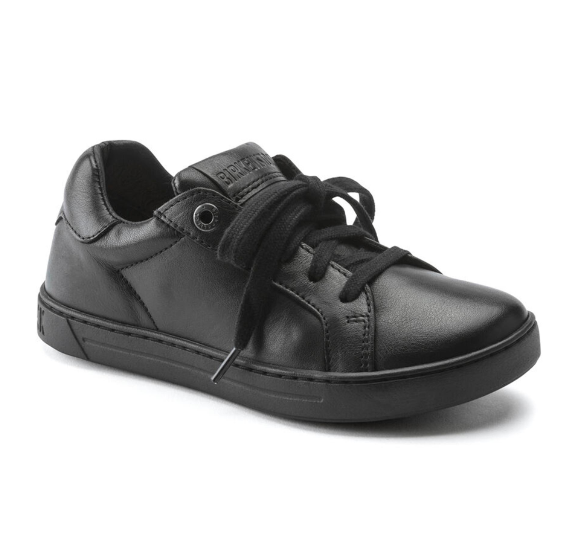 Birkenstock Porto Kids Natural Leather - Black, Narrow