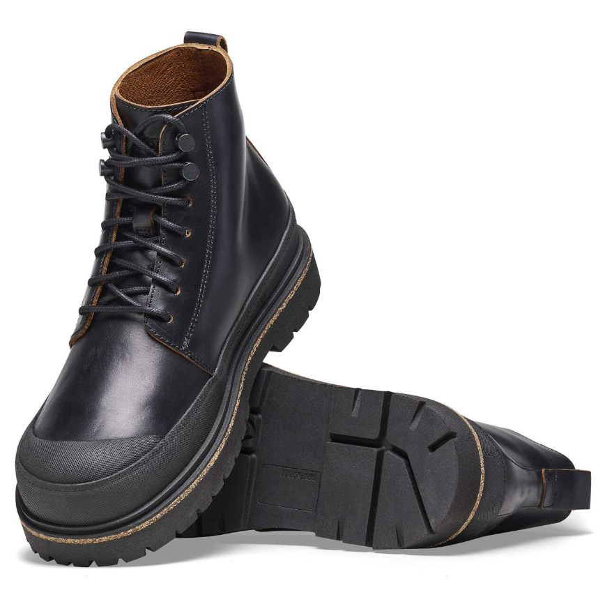 Birkenstock Prescott Lace Men Oiled Leather Black Regular
