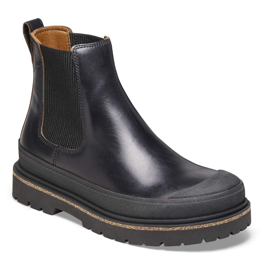 Birkenstock Prescott Slip On Women Oiled Leather - Black, Narrow