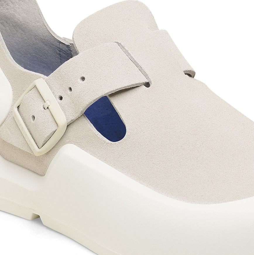 Birkenstock Reykjavik Nubuck Leather Antique White Narrow