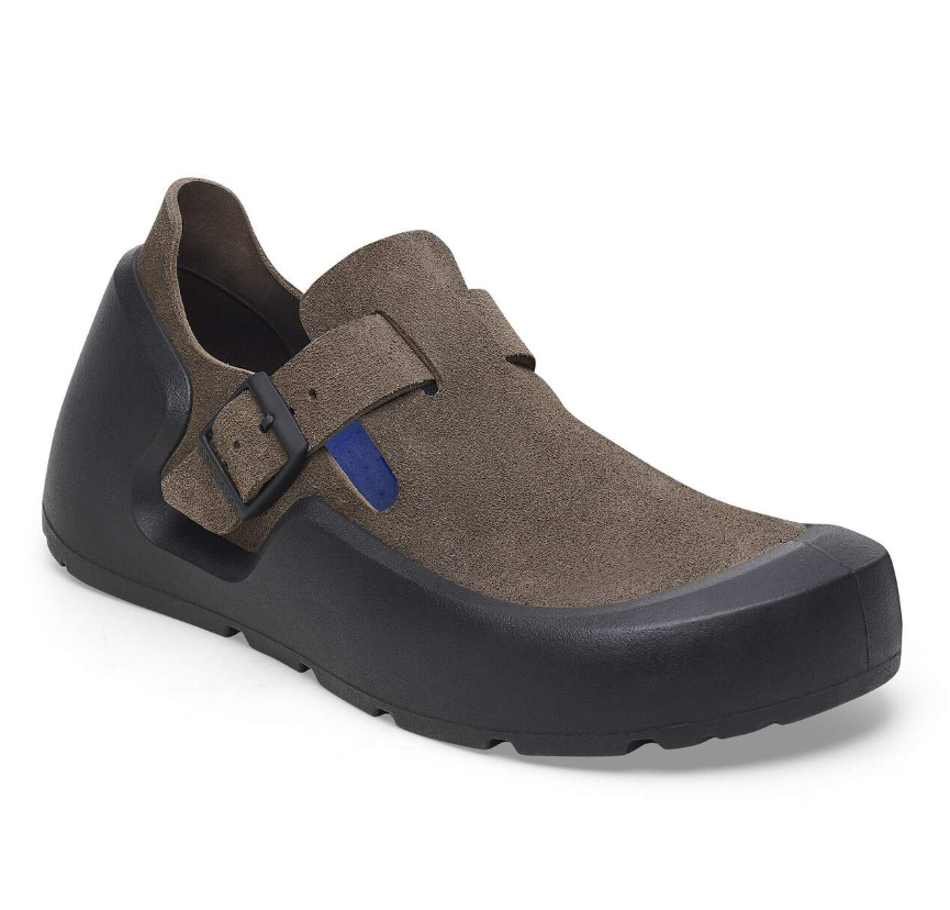 Birkenstock Reykjavik Nubuck Leather Concrete Gray Regular