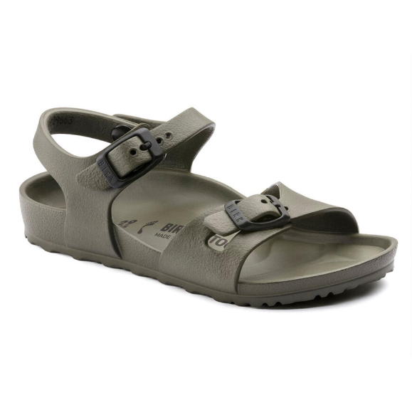 Birkenstock Rio Kids EVA Sandals Khaki Narrow