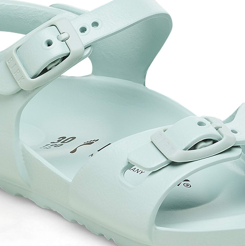 Birkenstock Rio Essentials Kids EVA Sandals Surf Green Narrow