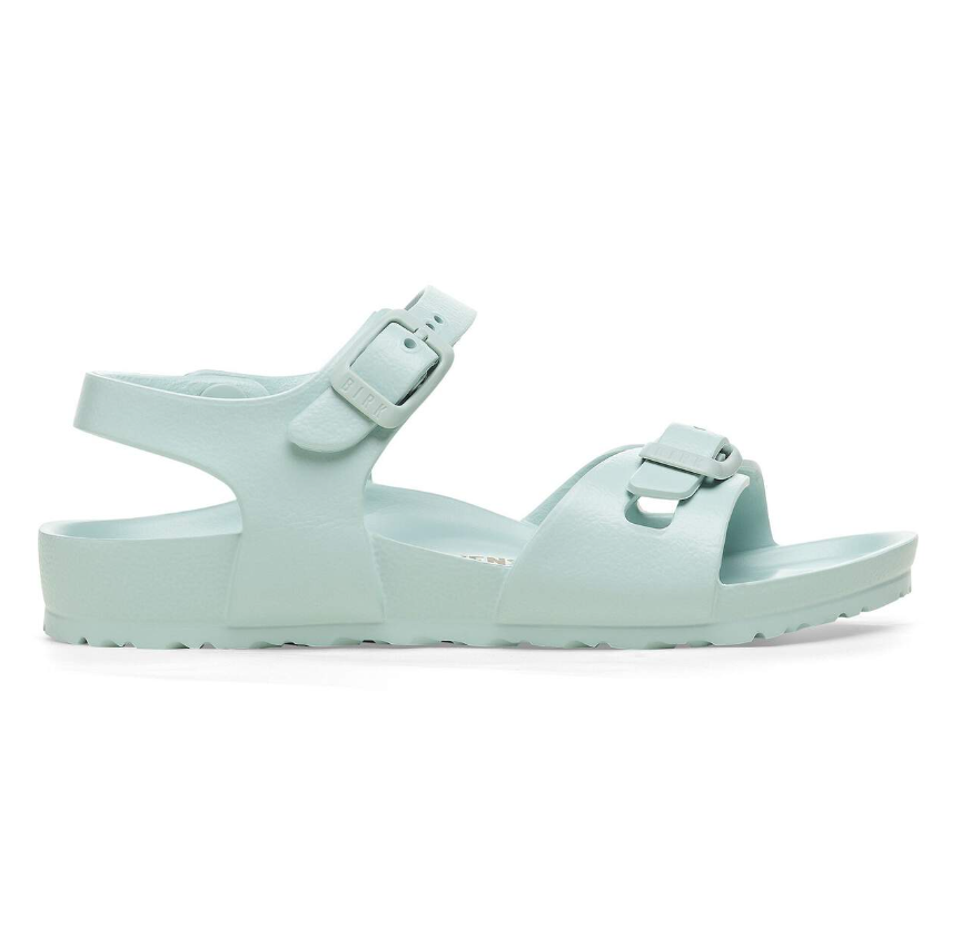 Birkenstock Rio Essentials Kids EVA Sandals Surf Green Narrow