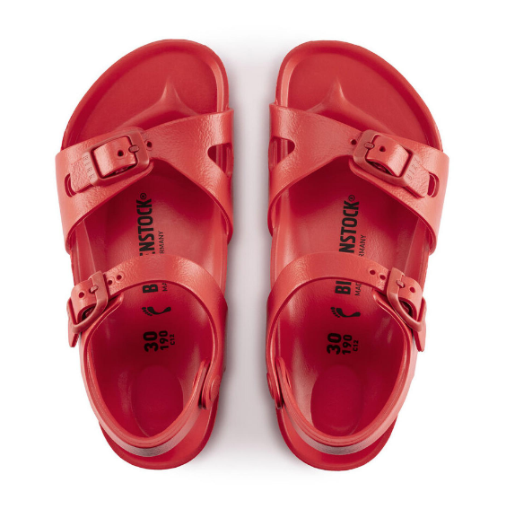 Birkenstock Rio Kids EVA Sandals Active Red Narrow