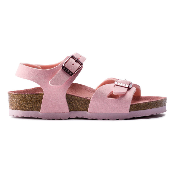 Birkenstock Rio Kids Birko-Flor Nubuck Rose Narrow