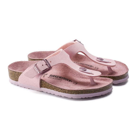 Birkenstock Gizeh Birki-Flor Nubuck Pink Clay