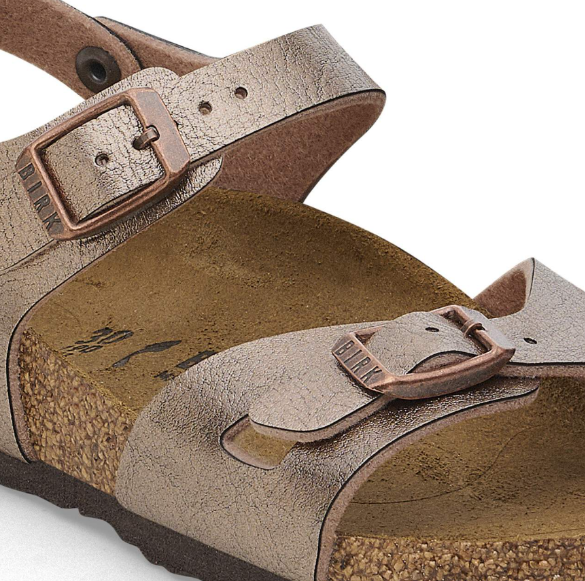 Birkenstock Rio Kids Birko-Flor Graceful Taupe Narrow