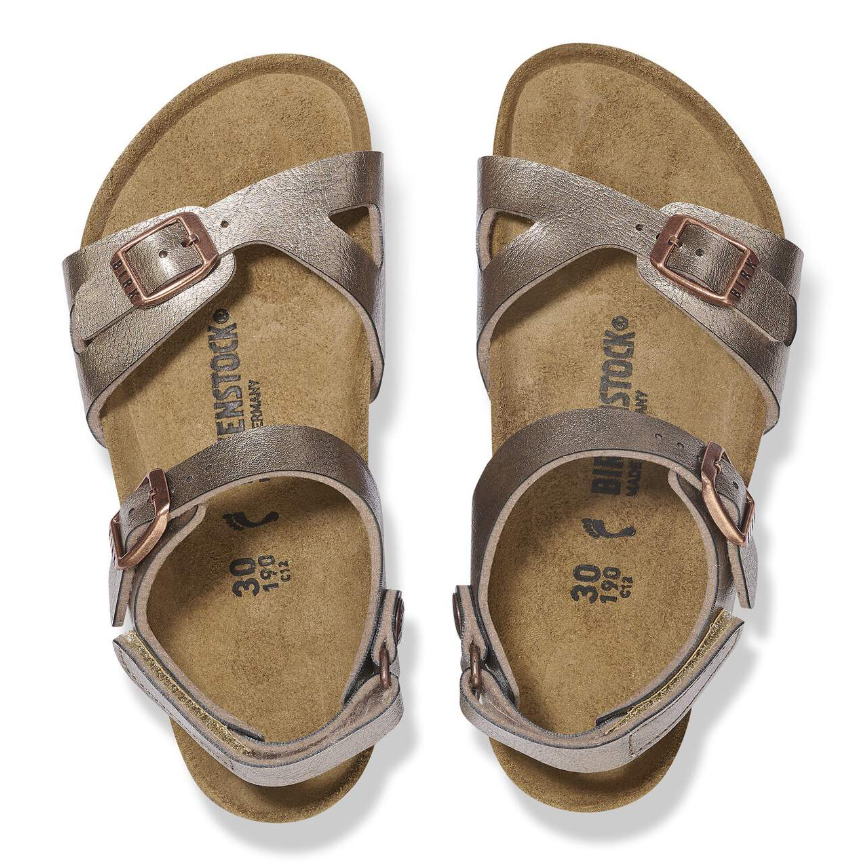 Birkenstock Rio Kids Birko-Flor Graceful Taupe Narrow