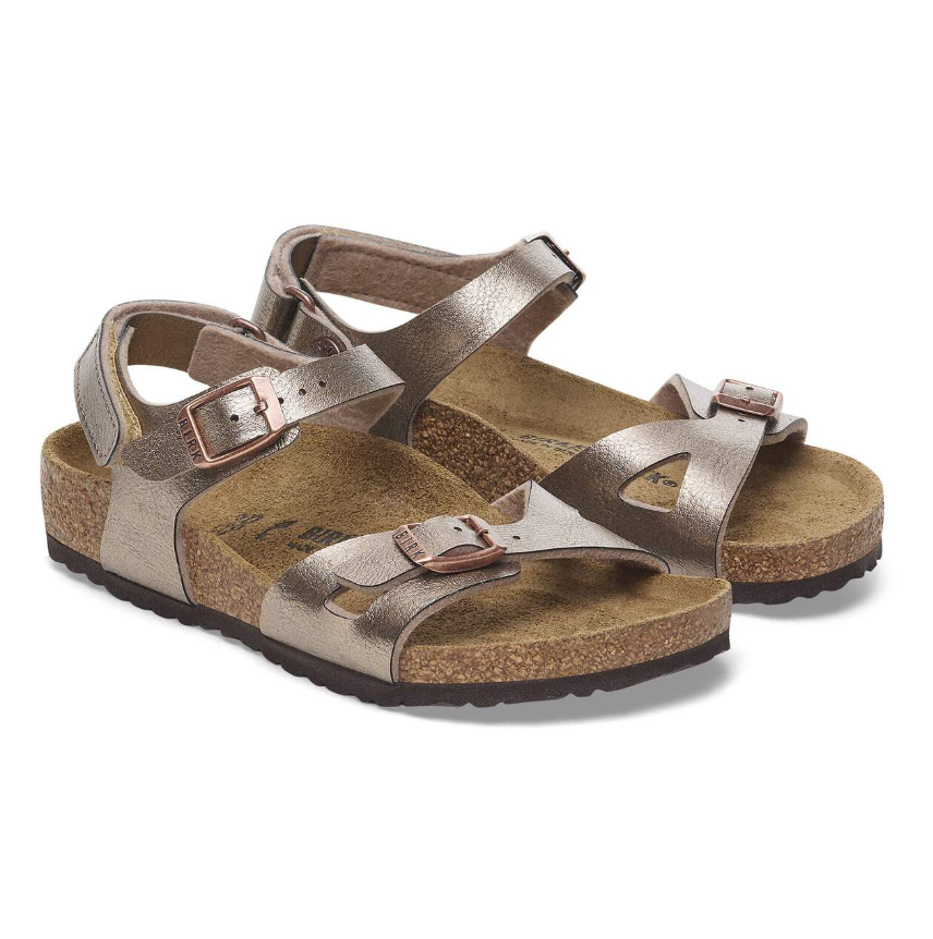 Birkenstock Rio Kids Birko-Flor Graceful Taupe Narrow