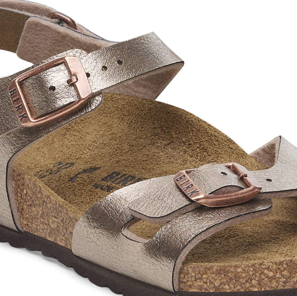 Birkenstock Rio Kids Birko-Flor Graceful Taupe Narrow