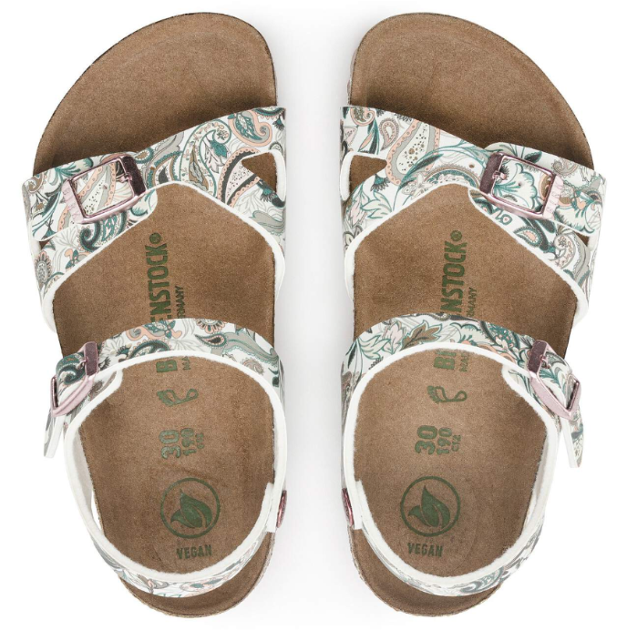 Birkenstock Rio Kids Birko-Flor Paisley Light Rose Narrow