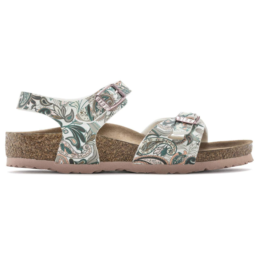 Birkenstock Rio Kids Birko-Flor Paisley Light Rose Narrow