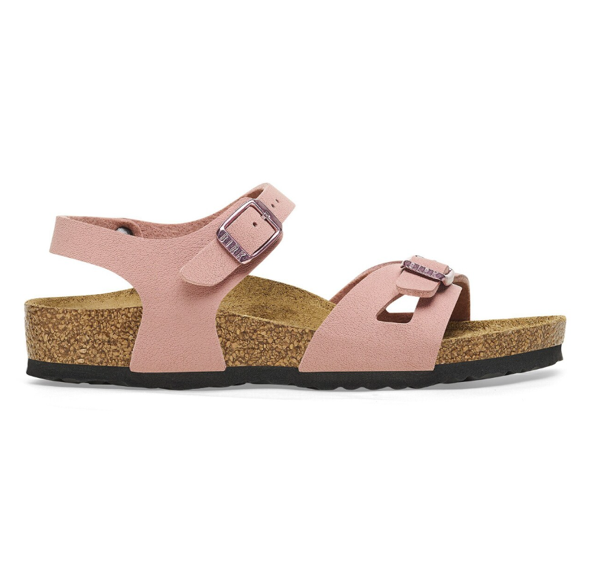 Birkenstock Rio Kids Birko-Flor Nubuck Pink Clay Narrow