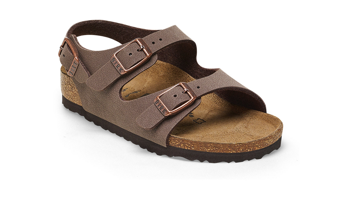 Birkenstock Roma Kids Birkibuc Mocha Narrow