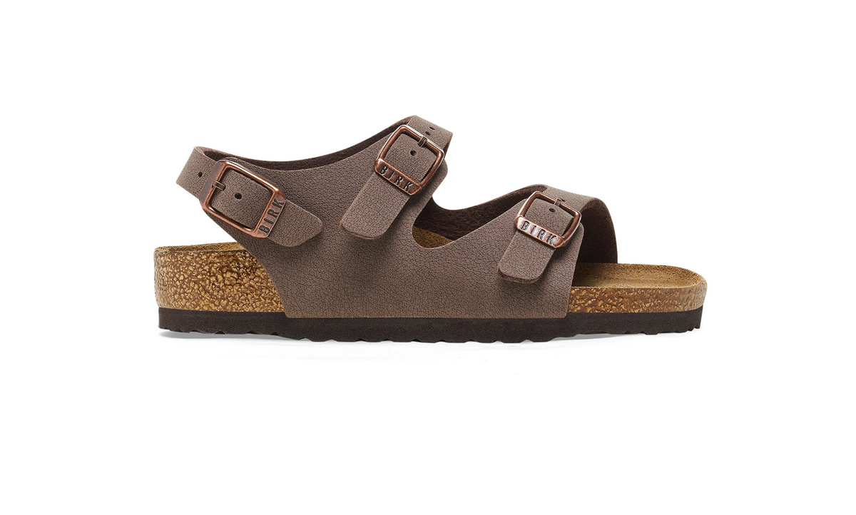 Birkenstock Roma Kids Birkibuc Mocha Narrow