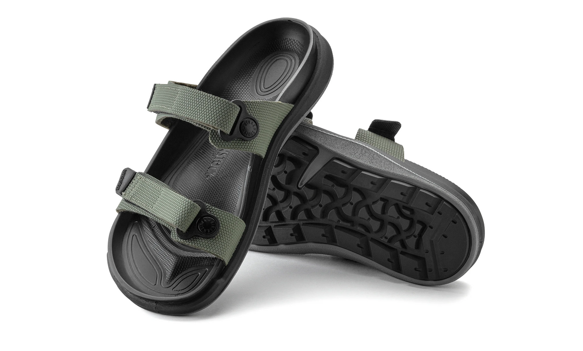 Birkenstock Sahara Futura Khaki Birko-Flor Sandal Regular