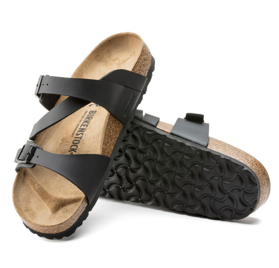 Birkenstock Salina BF Birko-Flor Black Sandals Narrow