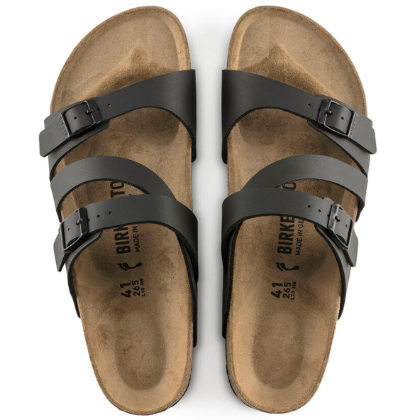 Birkenstock Salina BF Birko-Flor Black Sandals Narrow