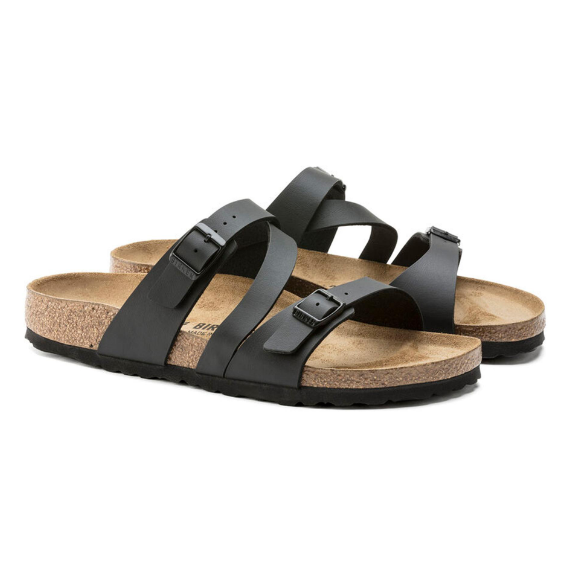 Birkenstock Salina BF Birko-Flor Black Sandals Narrow