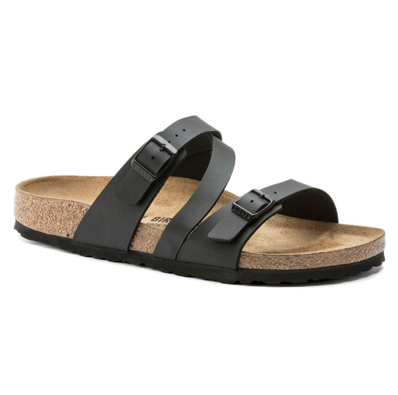 Birkenstock Salina BF Birko-Flor Black Sandals Narrow