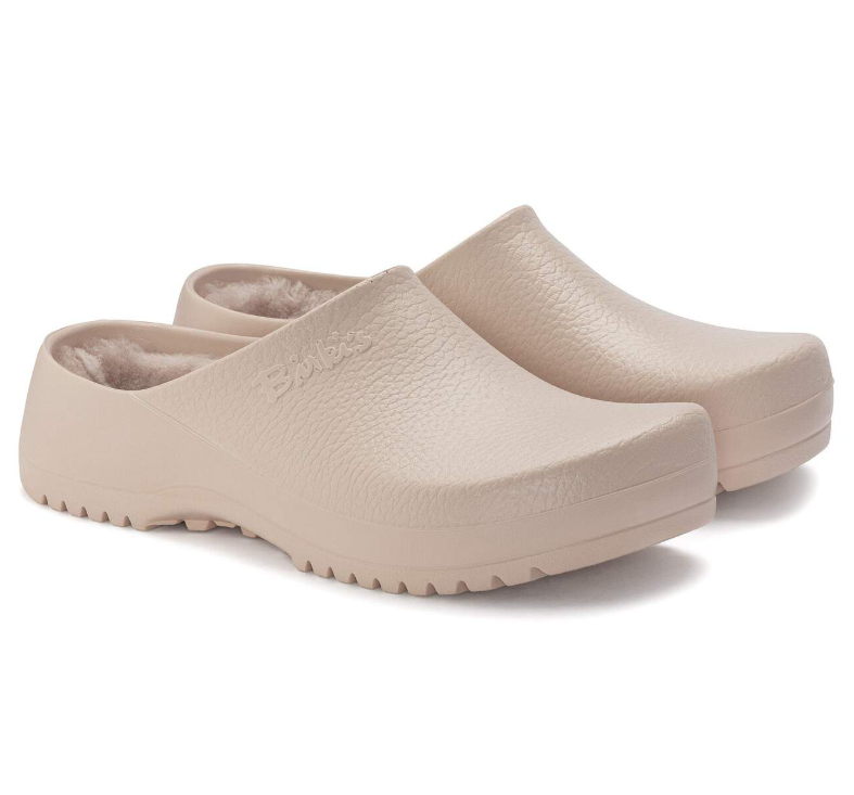 Birkenstock Super-Birki Shearling Polyurethane Light Rose Regular