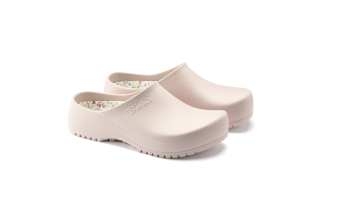 Birkenstock Super-Birki Vegan Watercolor Flower - Light Rose, Regular