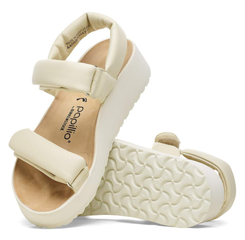 Birkenstock Theda Natural Leather Ecru Sandal Narrow