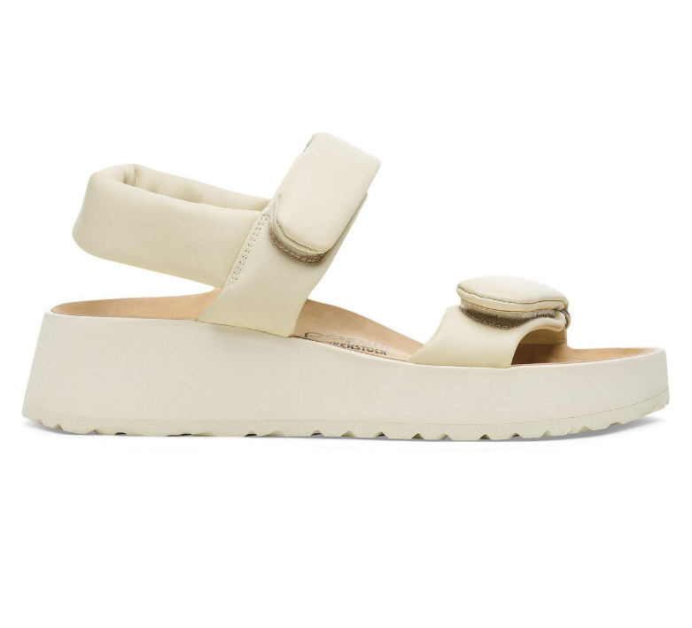 Birkenstock Theda Natural Leather Ecru Sandal Narrow