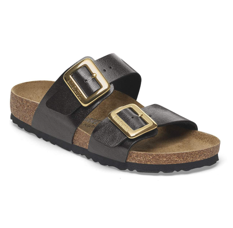 Birkenstock Sydney Luxe Buckle Birko-Flor Graceful Licorice Narrow