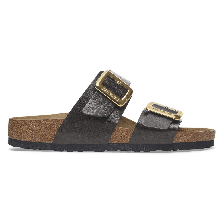 Birkenstock Sydney Luxe Buckle Birko-Flor Graceful Licorice Narrow