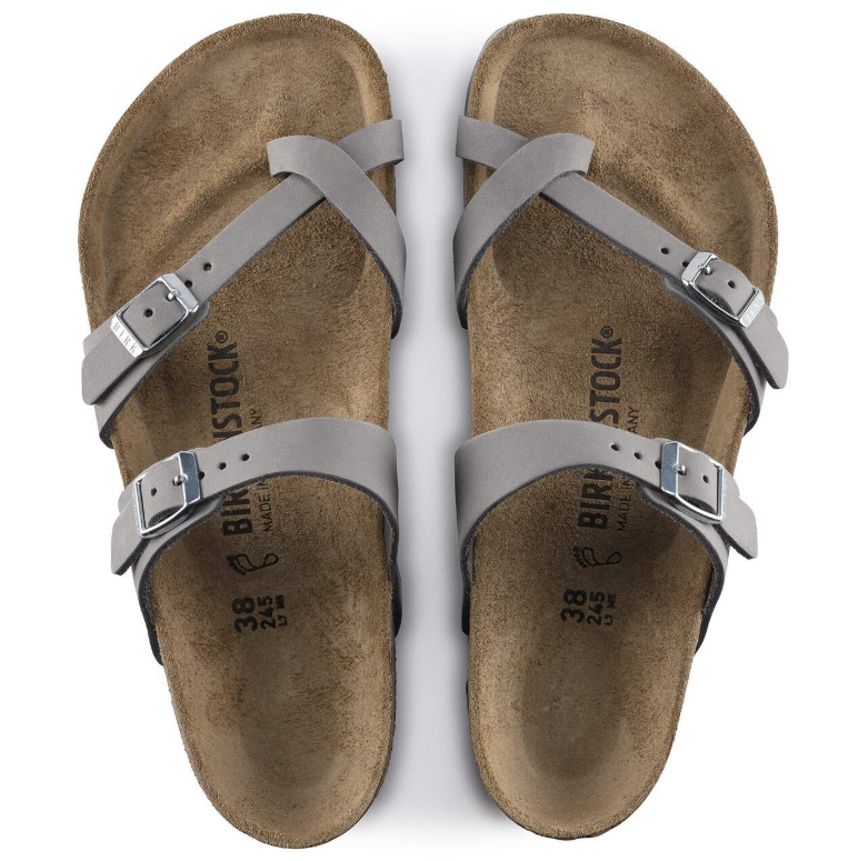 Birkenstock Mayari Nubuck Leather Dove Gray Regular