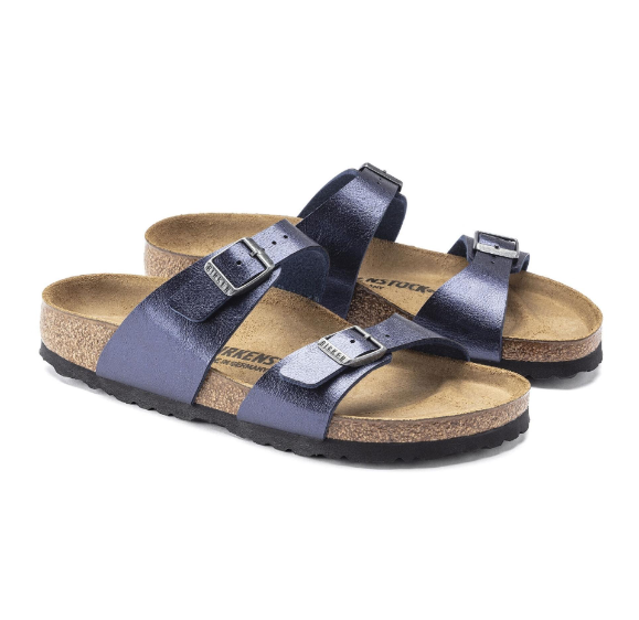 Birkenstock Sydney Graceful Midnight Blue Birko-Flor Narrow