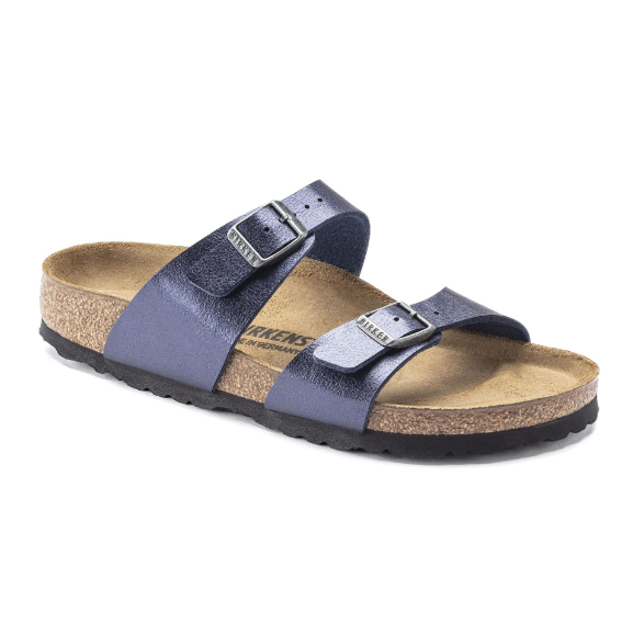 Birkenstock Sydney Graceful Midnight Blue Birko-Flor Narrow