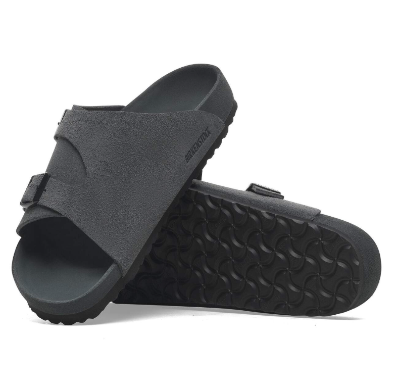 Birkenstock Zürich Suede Leather Exquisite Charcoal Regular